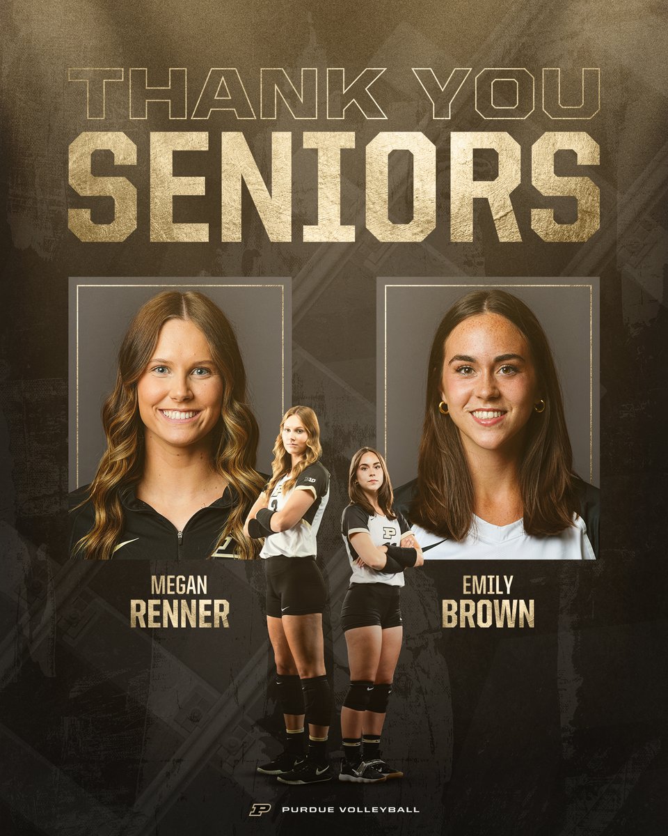 Every day, on and off the court, these two have given their all for their teammates and the program. 

Incredible athletes, but even better people. 

Thank you <a href="/MeganRennerr/">Megan Renner</a> and <a href="/emilygb20/">emily 🦋</a>. 💛