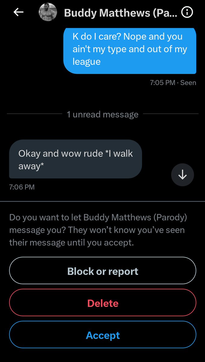LeadTheControl's tweet photo. See, I didn't even message you first yet you were definitely creep. https://t.co/cBcft7Gf4D
