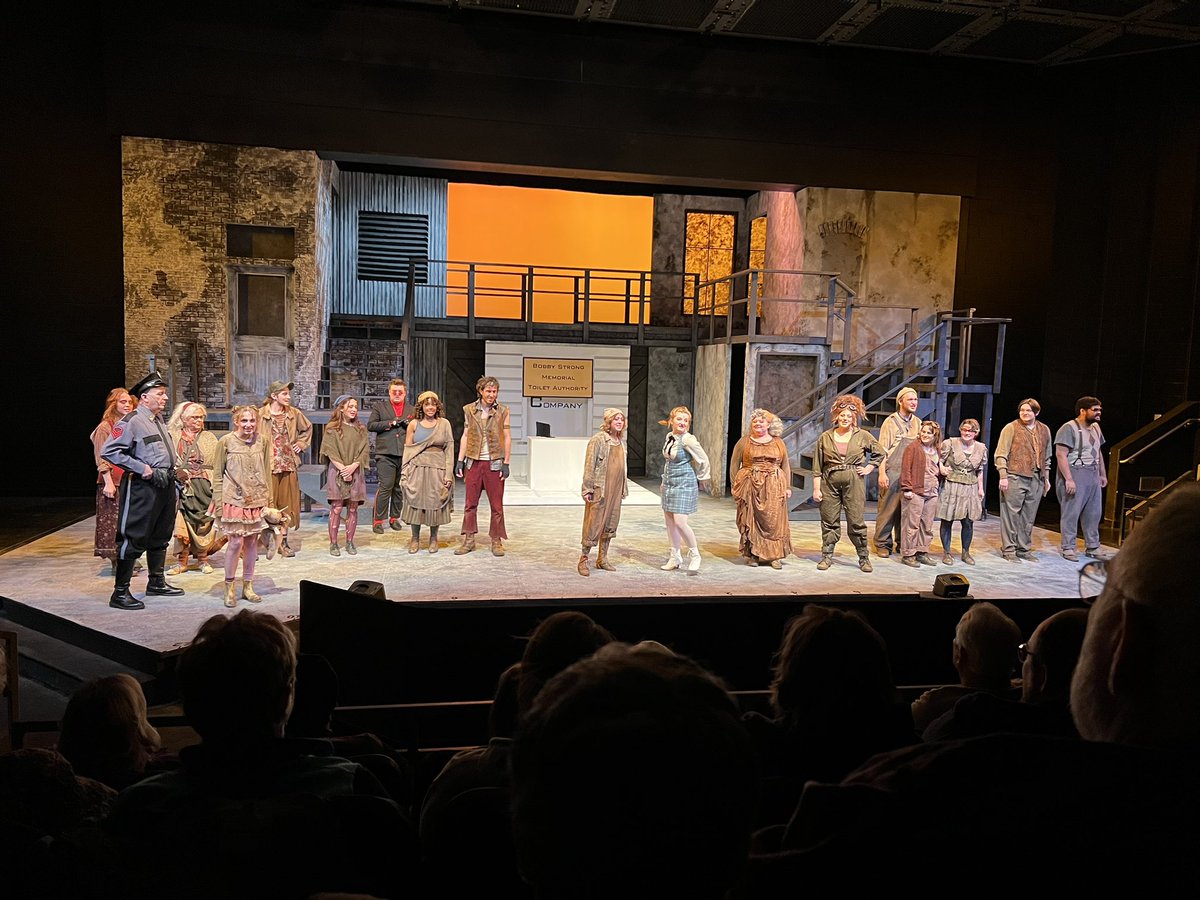 Loved watching <a href="/purduefw/">Purdue University Fort Wayne</a> Theatre Dept’s rendition of Urinetown tonight! Our students are amazingly talented! 💛