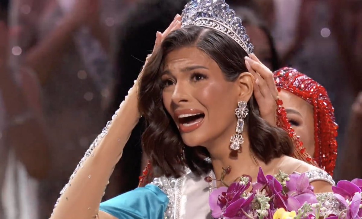 🇳🇮✨👑 Imágenes de la coronación de la representante de Nicaragua , Sheyniss Palacios, como Miss Universo 2023, destacando entre más de 80 naciones participantes.