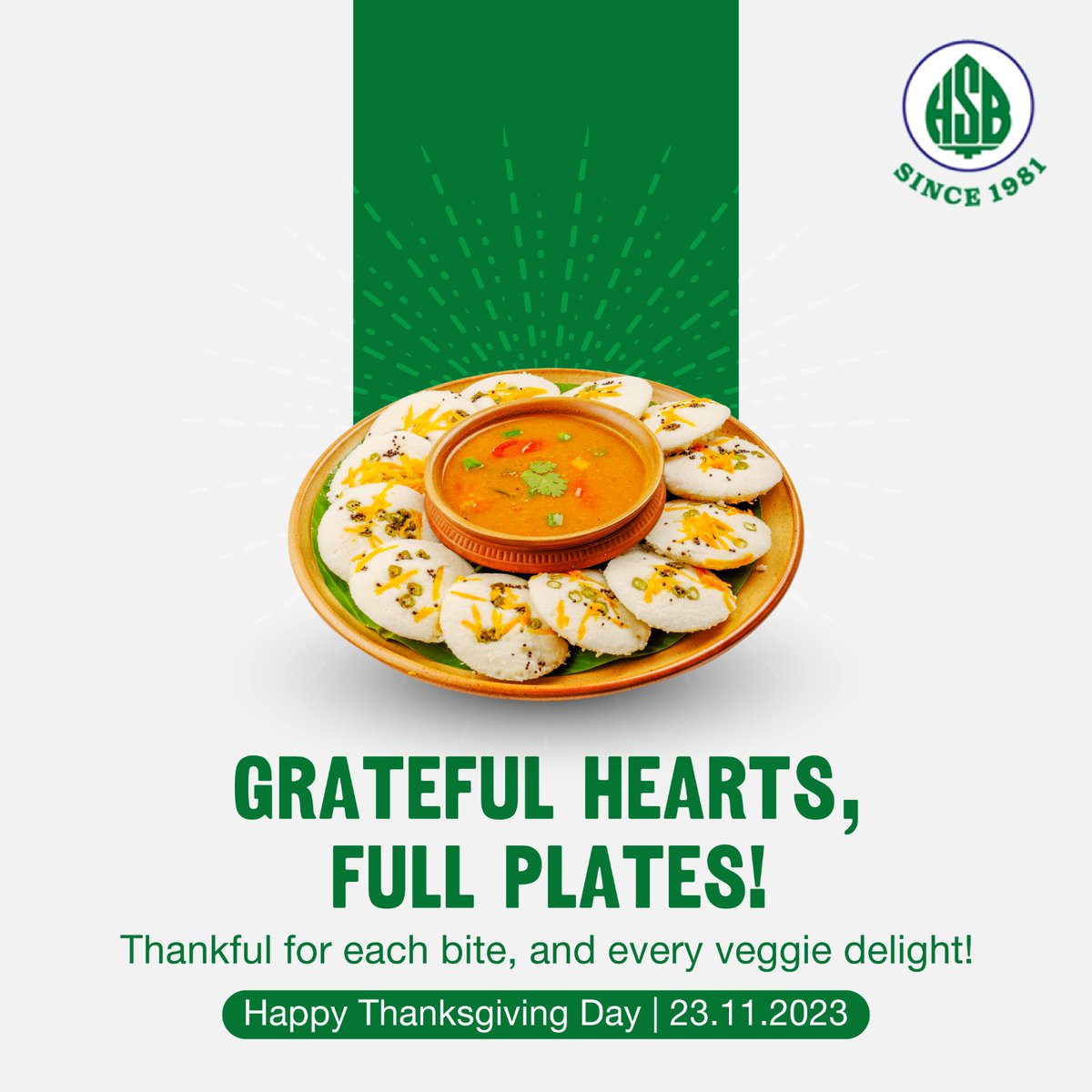 This Thanksgiving, we're serving up gratitude with a side of appreciation. Happy Thanksgiving Day!

Visit our website for more information: saravanabhavan.co

#hotelsaravanabhavan #HSB #QualityFoodProducts #loveatfirstbite #deliciousmeals #tastyhealthy #sweetandsnacks