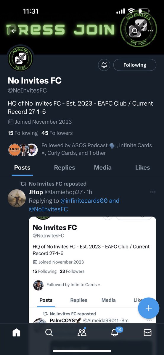 <a href="/infinitecards00/">Infinite Cards ∞</a> @NoInvitesFC Thanks for the chance ⚽️💥⚽️💥⚽️