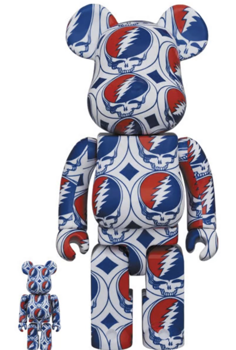 weedmaster's tweet photo. https://t.co/Srrt0JjWM9 
Grateful Dead Steal Your Face 100% &amp; 400% Be@rbrick 

#music #musicart #art #graffiti #streetart #100% #2022 #400% #Animal #ARTIST #Be@rbrick Bears #Bear #Bearbrick #Blue #Figure #Fine Art Toys #Grateful Dead #Ink #Lightning #medicomtoy #Music #over10 ... https://t.co/Rl2XvQOFpi