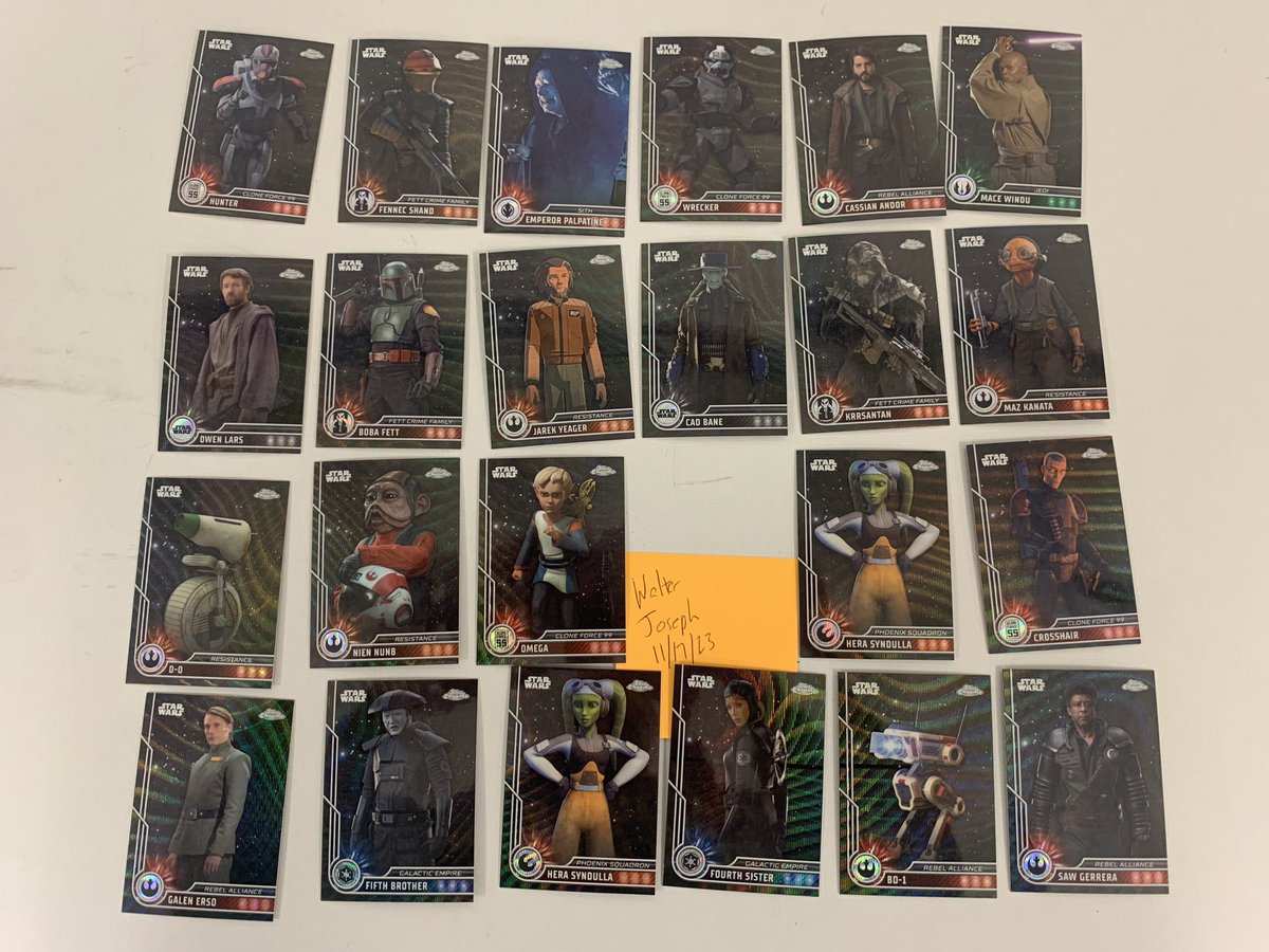mitty34's tweet photo. @BeesGradedCards @ILOVECOLLECTIN1 @CardboardEchoes @HobbyRetweet_ Chrome Black Wave: $5 each, shipped BMWT https://t.co/KDKipEpGCK