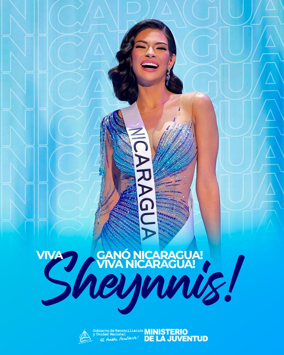 #Nicaragua Ganó una Reyna Nicaragüense, que orgullo