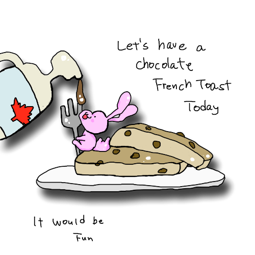 CryptoMiwa's tweet image. #chocolate #frenchtoast #lunch