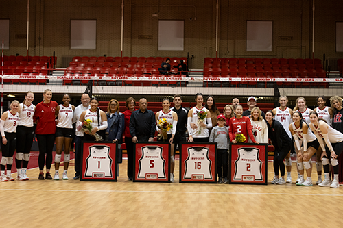 RUvball's tweet photo. 𝐈’𝐌 𝐍𝐎𝐓 𝐂𝐑𝐘𝐈𝐍𝐆 - 𝐘𝐎𝐔’𝐑𝐄 𝐂𝐑𝐘𝐈𝐍𝐆 ❤️
.
Thank You Scarlet Knight Seniors
.
#GoRU #b1gvolleyball #ncaavolleyball https://t.co/N6tKRSU3o5