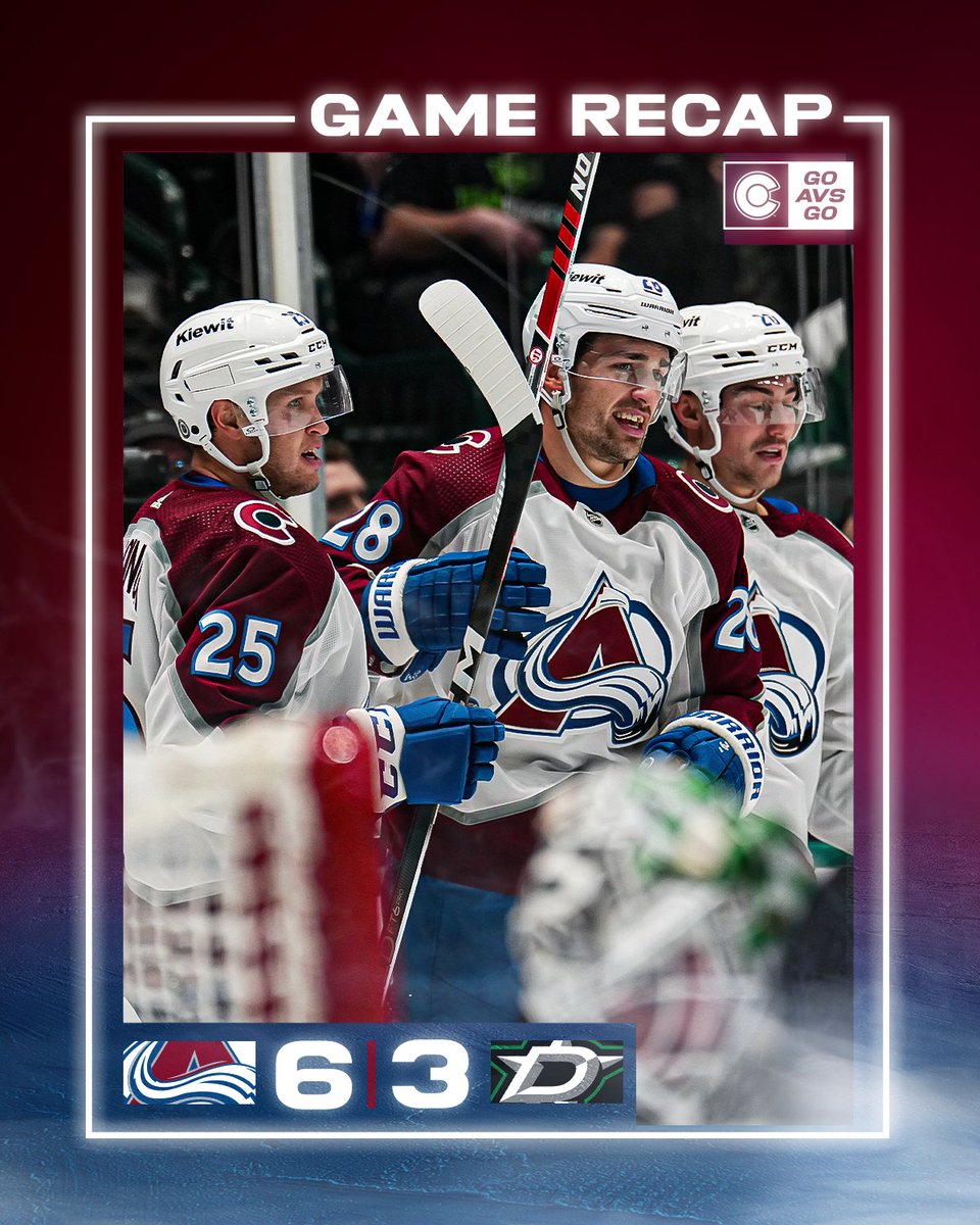 Avalanche's tweet photo. Not a bad way to start the road trip. 

📰: https://t.co/HrgfpHzE8Z

#GoAvsGo https://t.co/QBfUEY0Tbn