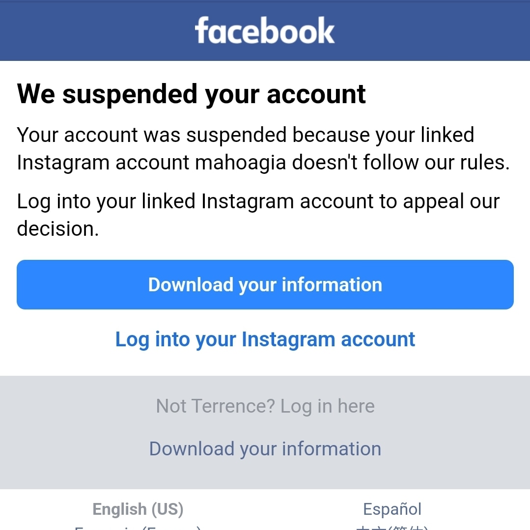 terrenceates's tweet photo. @instagram My Instagram account and my Twitter account are my actual name but about 3 weeks ago, my personal FB account of "@terrencerates" that I use for my work was hacked and the linked Instagram account is now listed as 'mahoagia' &amp; I have no idea who that account is. Can you help me? https://t.co/NT4S4h7h0U