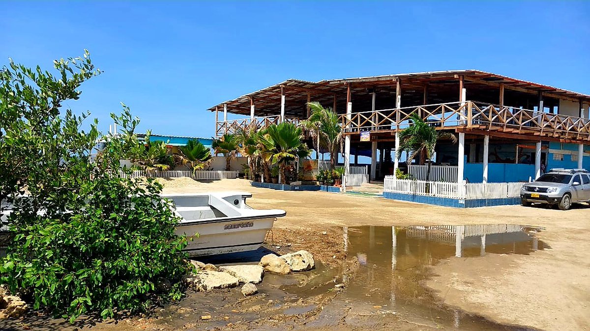 Bocas de Ceniza, Barranquilla, Atlántico, Colombia, lugar en donde el río Magdalena, desemboca al mar.