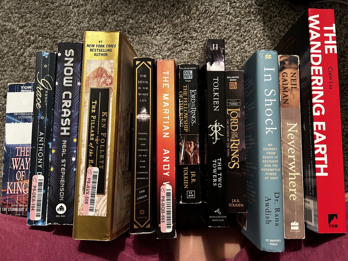 I MUST read my stack of bedside books before buying any more 🤓😅