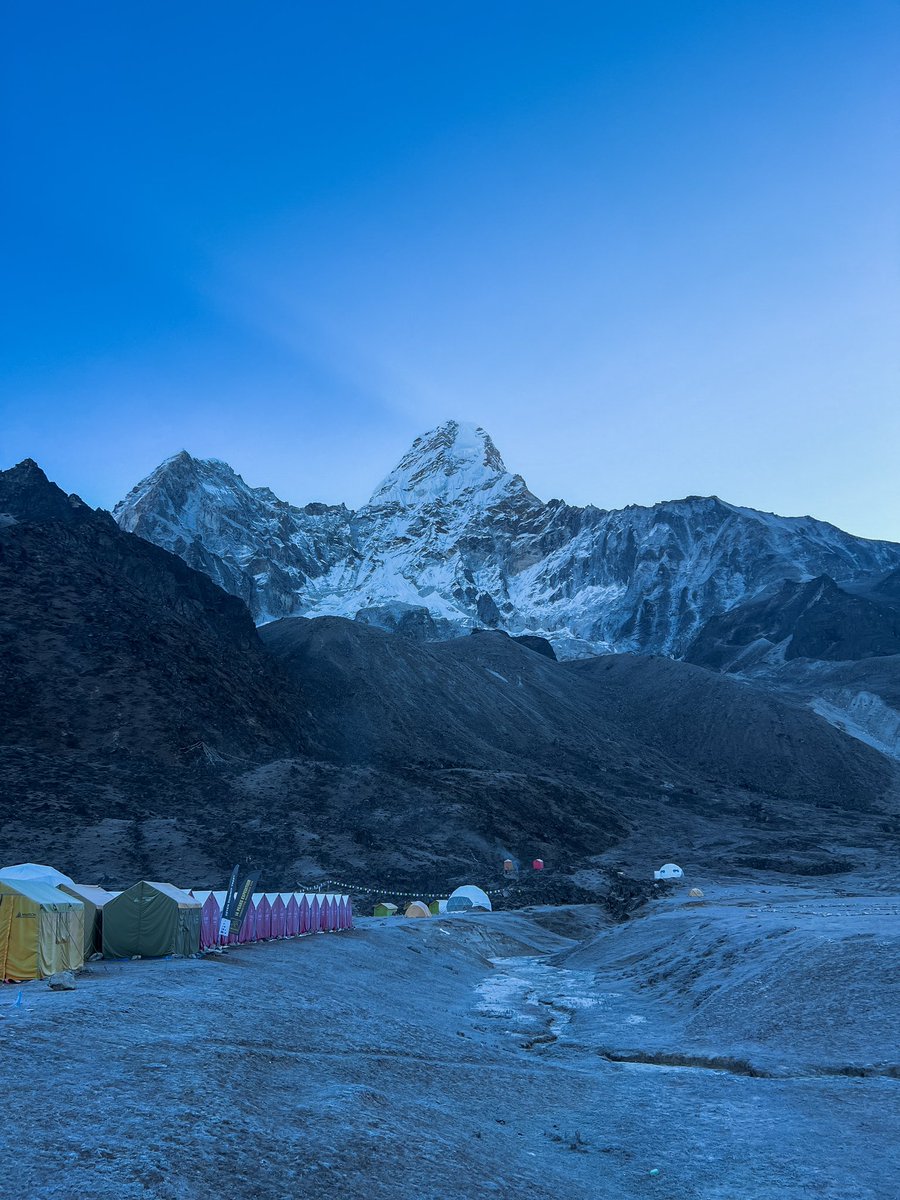 VyktorEm's tweet photo. Some of my captured base camp moments. Ama Dablam, in the Everest region of the Himalayas, Fall 2023 https://t.co/GMG9n6bfMi