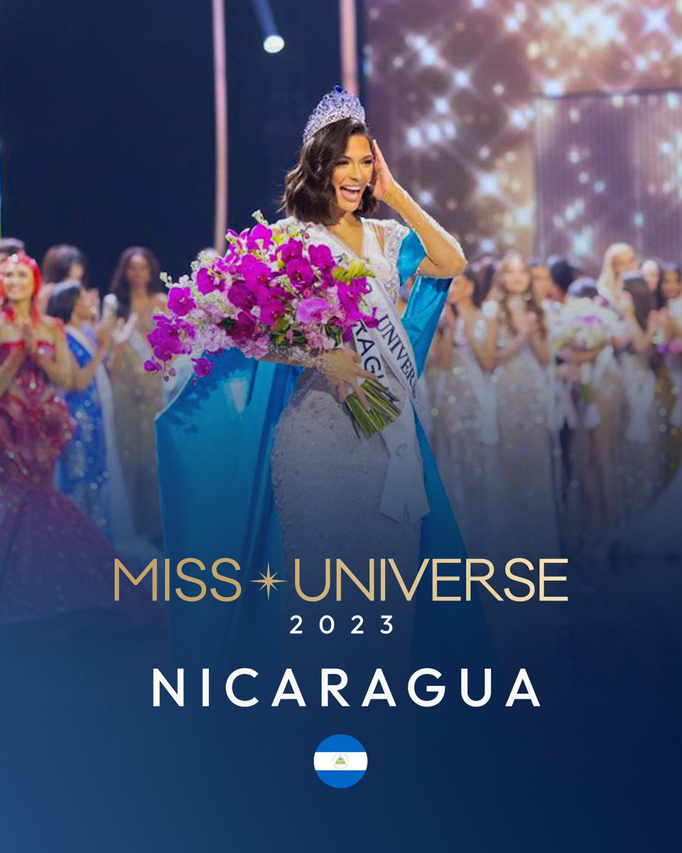 MissUniverso_sv's tweet image. MISS UNIVERSE 2023 IS @sheynnis! 👑✨

#72MISSUNIVERSE
#72ndMISSUNIVERSE