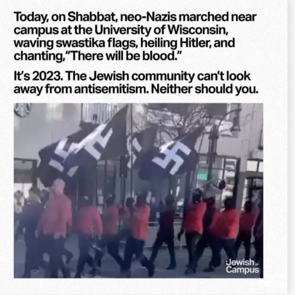 Today in America, Nazis march. If you say nothing, it speaks volumes.