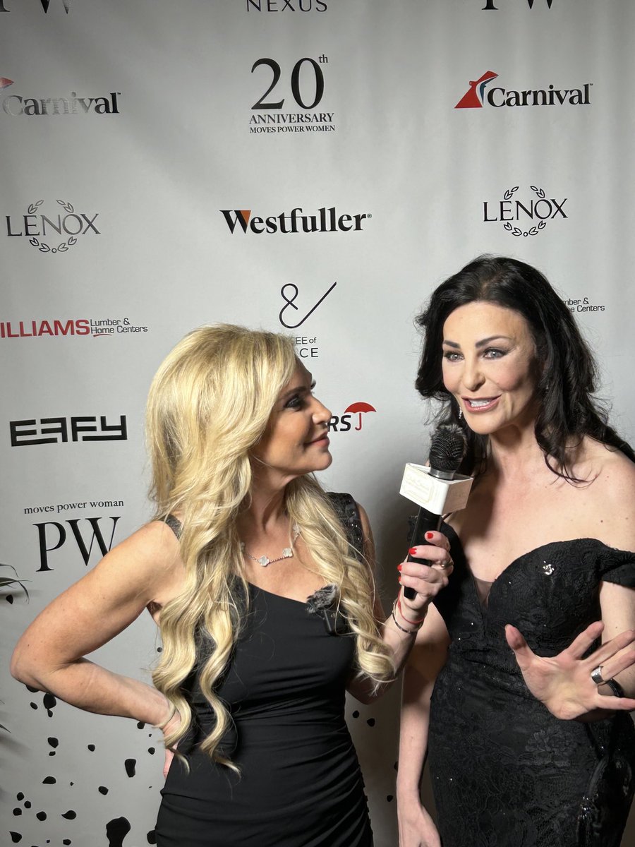 Red carpet moment celebrating 20 years of Power Women. Thank you to NY Moves magazine and cheers to the next 20 years!