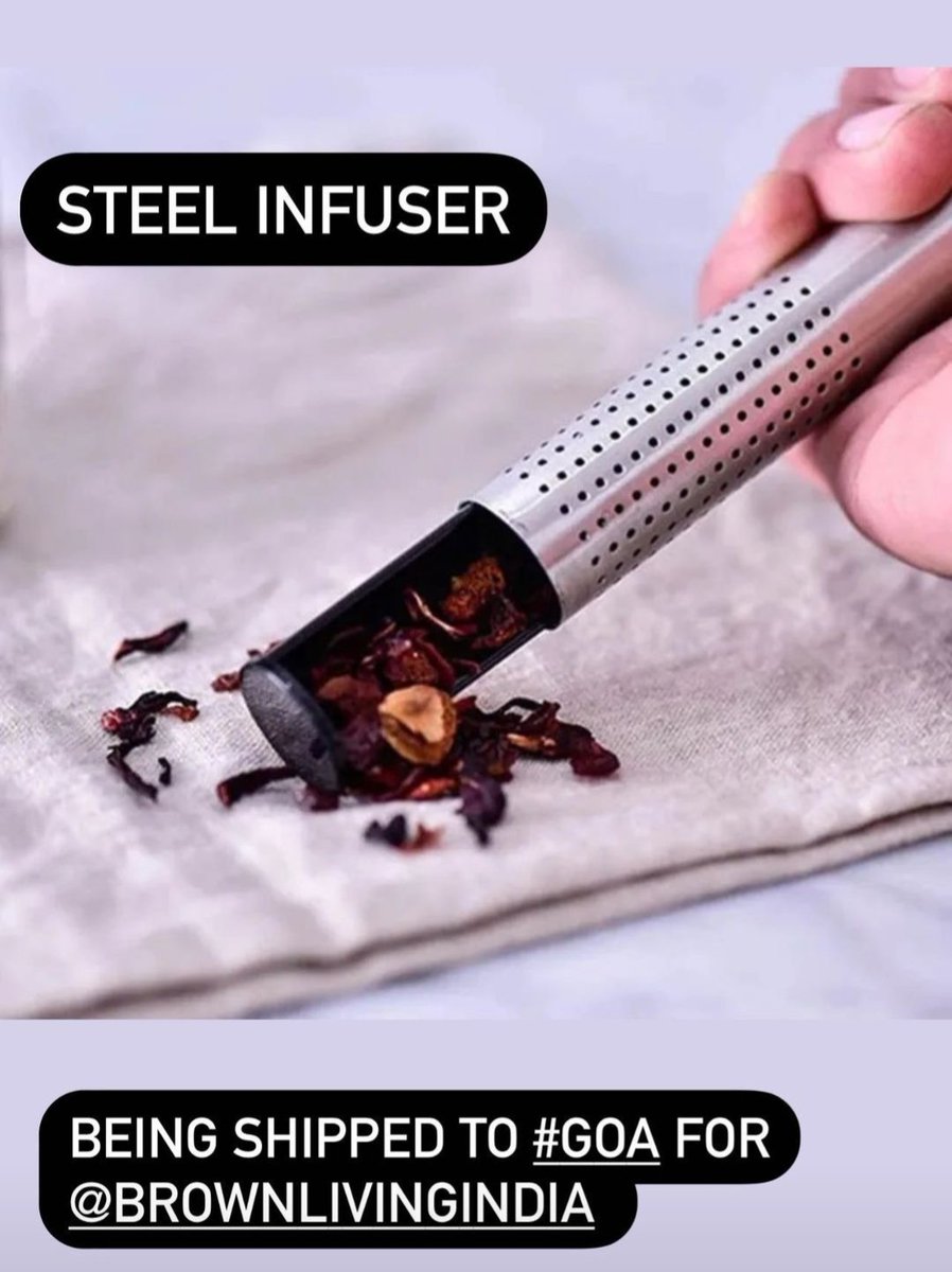 RadhikasTeas's tweet image. #peninfuser #infuser #steelinfuser #RadhikasFineTeas 

@brownliving_