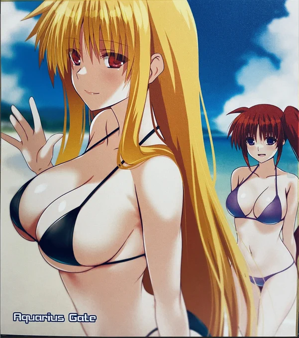 今回初めて色紙印刷してみました!リリマジにもっていきまーす^^なんていうか、このカラー印刷色紙…めっちゃときめく…これいい…手書き色紙も持っていく予定でーす 