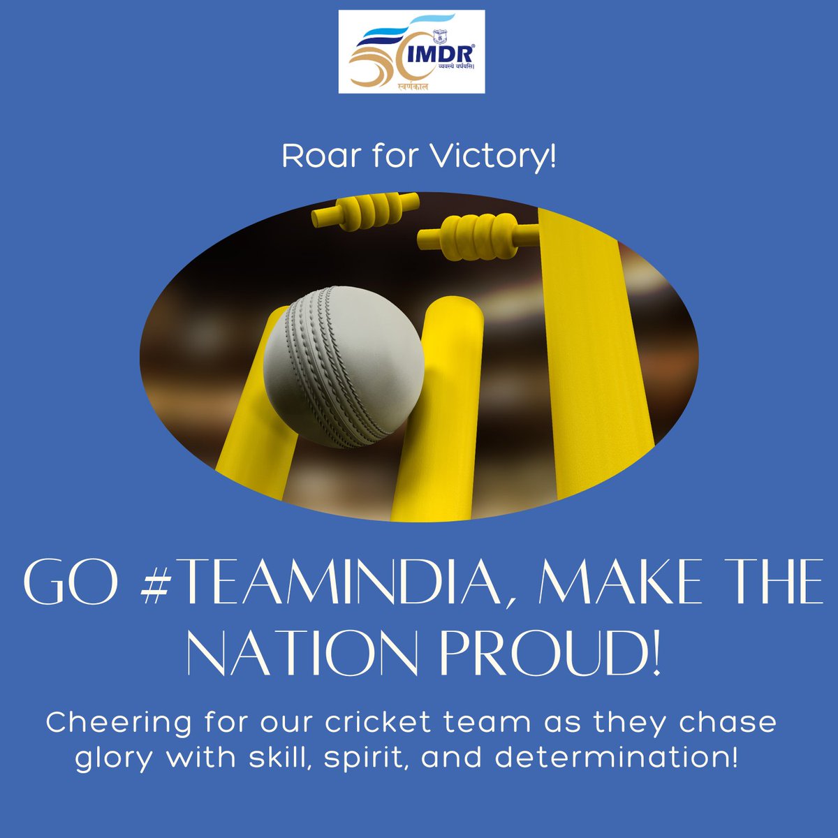 ImdrPune's tweet photo. Wishing our champions strength, skill, and the unwavering belief to seize victory on this grand stage.

Go #TeamIndia, make the nation proud!

#WorldCupFinal #CricketGlory #VictoryCalls https://t.co/rqUdgQt4cJ