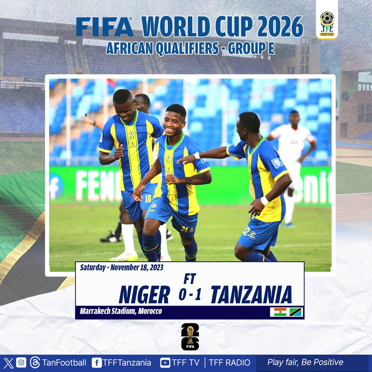 Bravo Taifa Stars. You have made TZ proud.