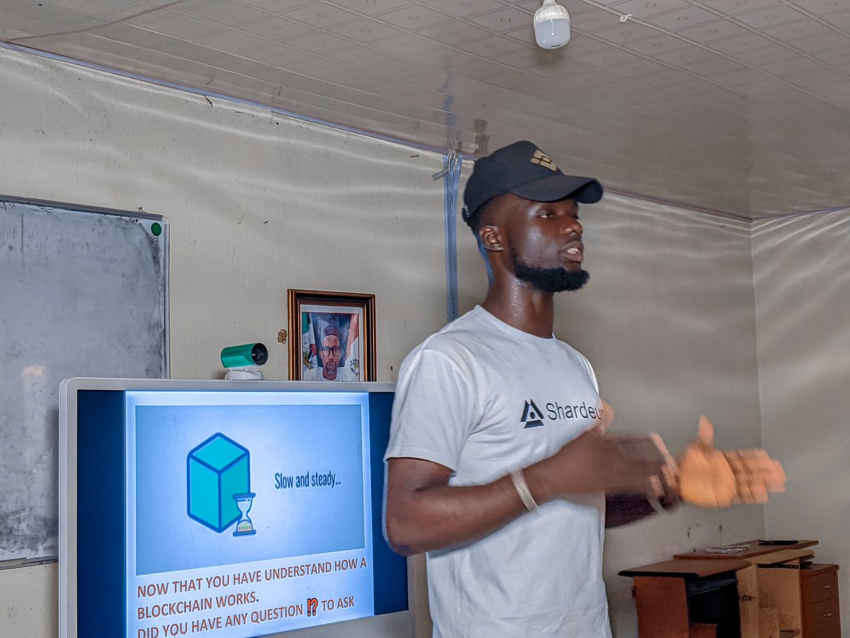 mzkofare's tweet photo. Had an incredible time at the blockchain event! 🚀 With @240Nature in #Mubi Campus 😎
Explored the fascinating world of #Web3 🔗💻 Get to know more about smart contract and solidity programming language 🤯⚡
Cc: @shardeum #ProofOfCommunity #ADSU #Mubi https://t.co/ySIjJ82DG8