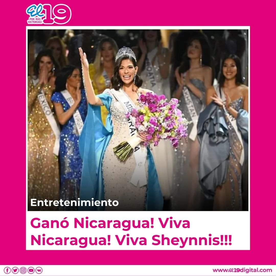 ¿Y Miss Universo 2023 es? Sheynnis Palacios Cornejo se llevó el título de la mujer más bella en el Universo, consiguiendo este hito por primera vez en la historia de Nicaragua. Ganó Nicaragua! Viva Nicaragua! Viva Sheynnis!!! #Nicaragua