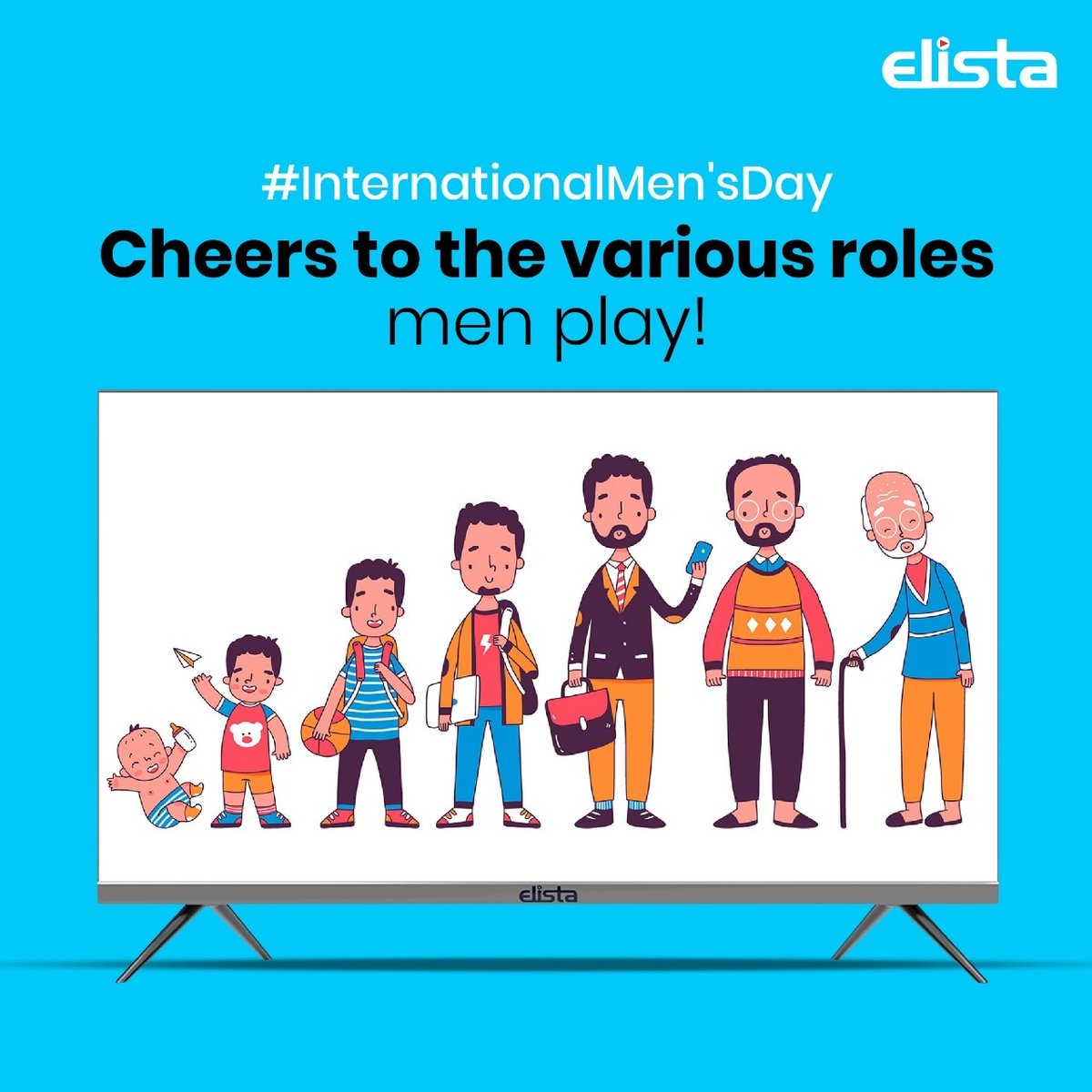 ElistaWorldUAE's tweet photo. Here's to the men who seamlessly juggle the various roles they play - as fathers, brothers, friends, and mentors. Happy Men's Day.
#Elista #ElistaWorldUAE #InternationalMensDay #ManhoodCelebrated #MenRock #RealHeroes #CelebrateMen #PositiveImpact #FamilyFirst #Inspiration https://t.co/48xbkEzNwK