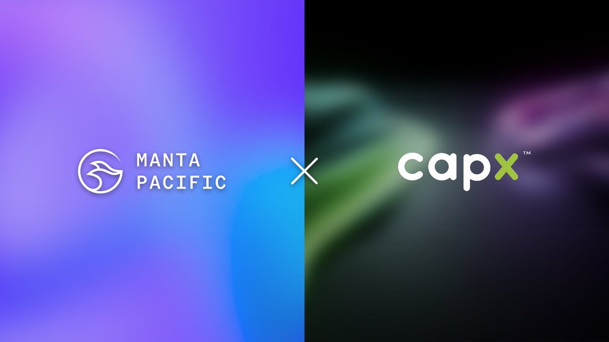 MantaNetwork's tweet image. 🎊 We are thrilled to announce that Capx is joining the #MantaPacific Ecosystem! 

@CapxFi is the incentive layer of the internet, a ZK Rollup built on Polygon CDK. It utilises fully homomorphic encryption (FHE) to secure sensitive user data, ensuring fair token distribution &amp;amp;…