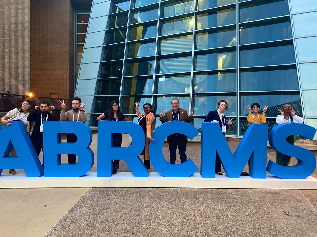 HeyDrDukes's tweet photo. Thoroughly enjoyed bringing my wonderful @MINDScholars to #ABRCMS2023 💙

I’m so glad for their continued professional development, scientific growth &amp; bonding as a cohort 🤗

Also HUGE congrats to @Michaelle_Eva for winning an award for her outstanding poster presentation!! 🎉👏🏾 https://t.co/RWMpJeK4Ay