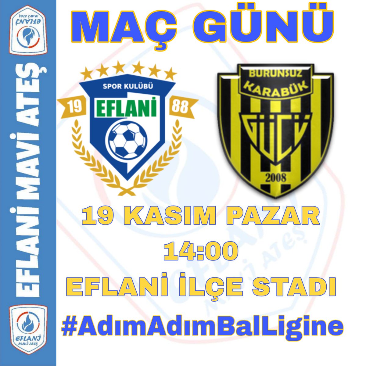 BUGÜN MAÇIMIZ VAR !!!!

#asdeflanispor #asdşirketlergrubu #eflanispor #eflani #eflanimaviateş #karabük