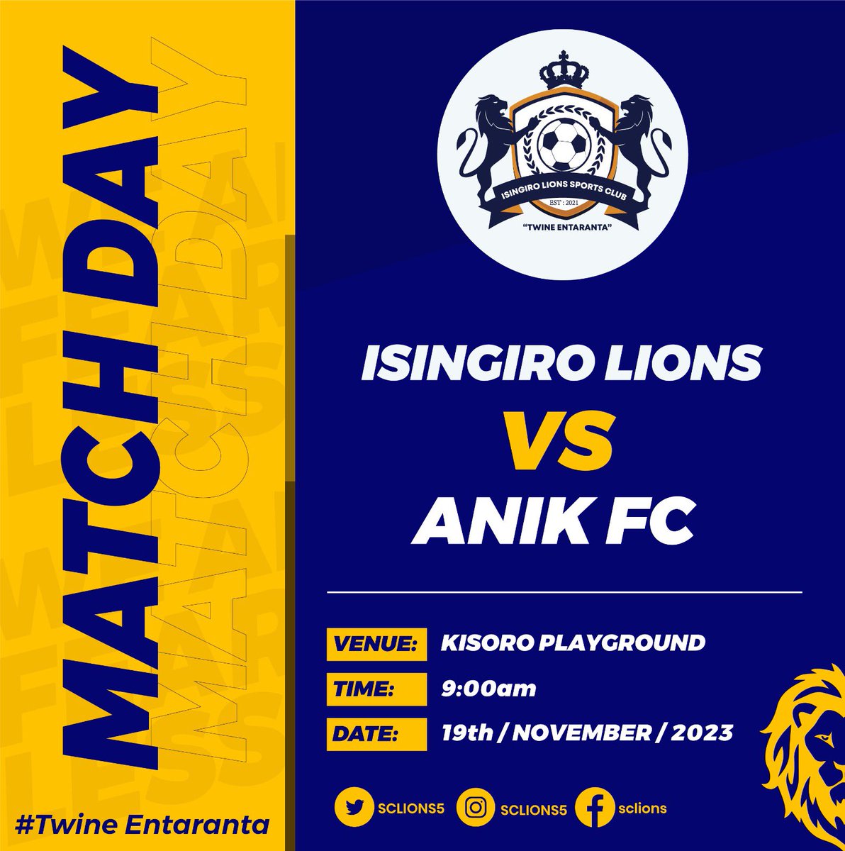 ISINGIRO LIONS SC⚽️ tweet media