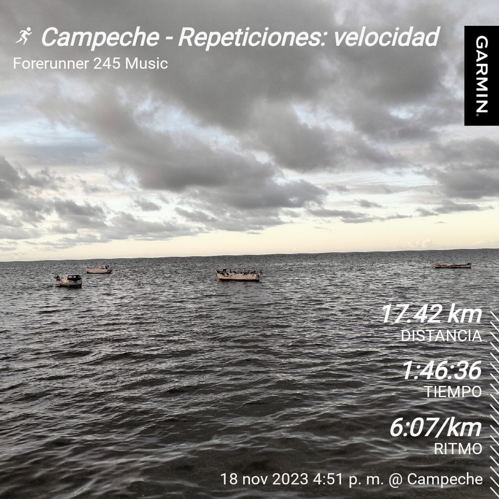 MY training today friends greetings 🏃🇲🇽🇲🇽🇲🇽🏃#garmin #beatyesterday