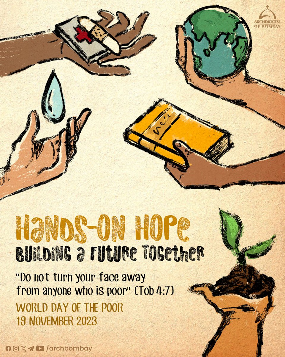 archbombay's tweet photo. Together, our hands can shape a brighter tomorrow. From immediate relief to planting seeds of change, fostering education and providing access to basic utilities, every contribution matters.

#WorldDayOfThePoor #HandsOnHope #BuildingTogether https://t.co/QunDeRYOeY