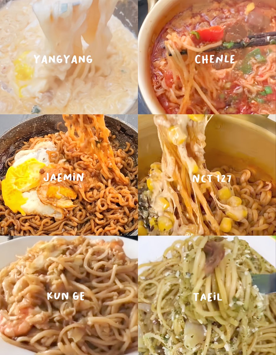 RESEP MIE BUATAN MEMBER NCT

— A thread