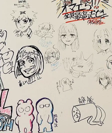 静脈先生と同じボードに落描きできる世界線😌 