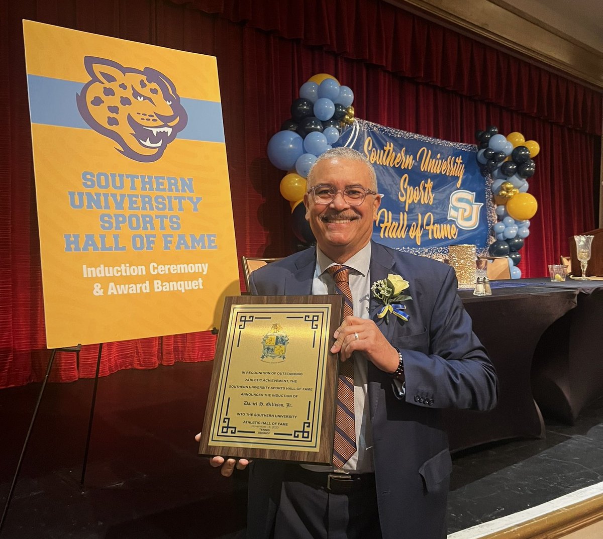NAMI (@namicommunicate) on Twitter photo We are excited about the induction of our CEO, <a href="/DanGillison/">Dan Gillison</a> , into the Athletic Hall of Fame at his alma mater, <a href="/SouthernU_BR/">Southern University</a> .
This honor recognizes Dan's outstanding leadership, advocacy for equity in mental health care, and his commitment to the legacy of Historically Black We are excited about the induction of our CEO, <a href="/DanGillison/">Dan Gillison</a> , into the Athletic Hall of Fame at his alma mater, <a href="/SouthernU_BR/">Southern University</a> .
This honor recognizes Dan's outstanding leadership, advocacy for equity in mental health care, and his commitment to the legacy of Historically Black