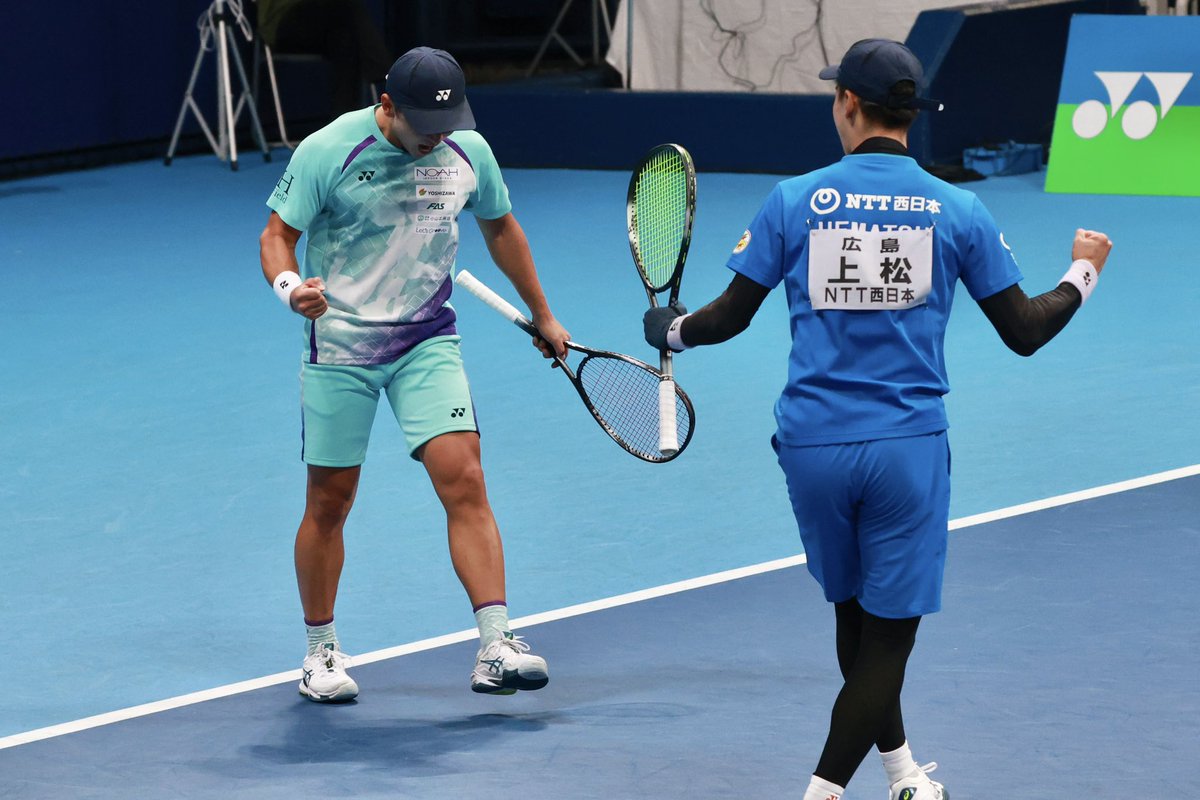 男子準決勝 船水・上松（稲門クラブ・NTT西日本）5-2内本・内田
