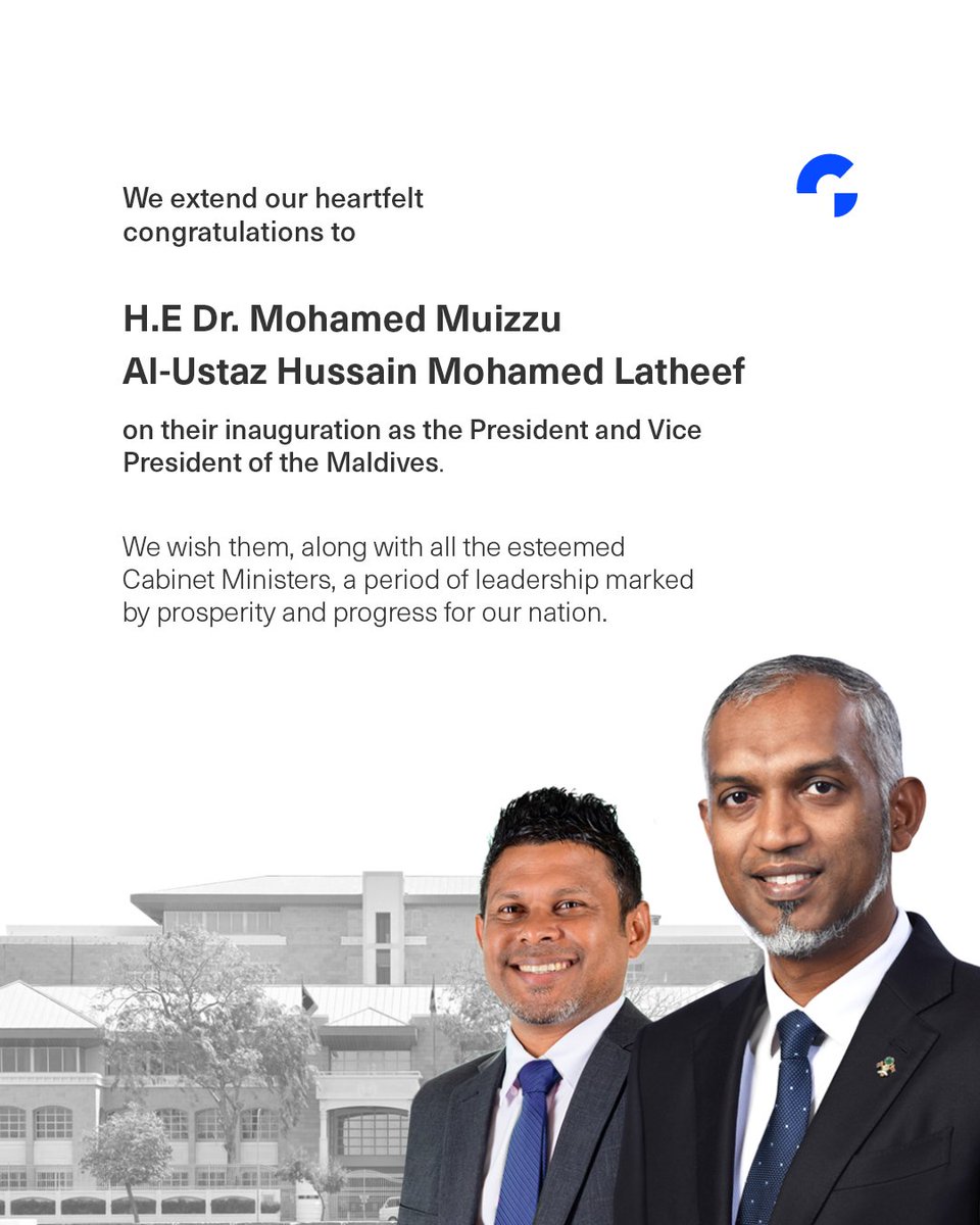 onegovsupport's tweet photo. Join us in extending congratulations and best wishes to the President, Vice President, and the Cabinet Ministers. https://t.co/UlZmvFTwHy