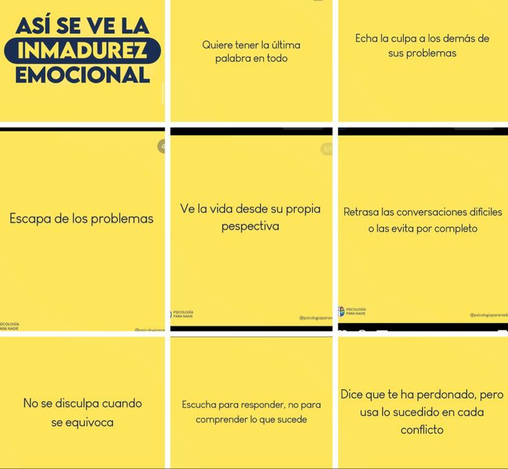 ProyectoSelf's tweet photo. Ser emocionalmente inmadur@ implica actuar "sin pensar", no regular emociones, evadir responsabilidades, etc. 
Esto puede darse por modelos inadecuados d crianza; pero tbn por una condición sin diagnóstico (#TDAH, #Autismo, etc.).
Tenlo en cuenta! #salud #familia #neurodiversidad https://t.co/UZqhknpCT7