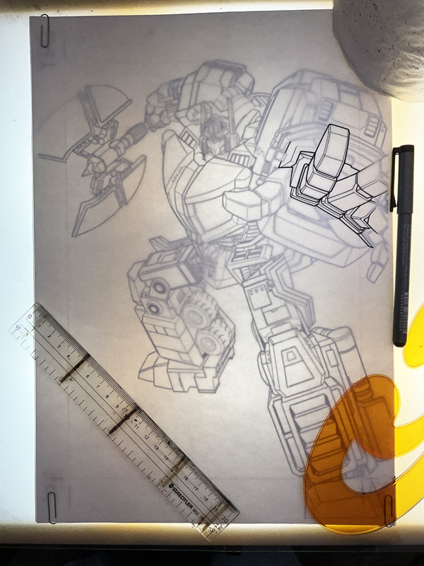 もう1枚描く!
折角資料を買ったんだしね。
デジタルで完成させてアナログで再清書。
僕のタッチや性格だとどうしてもシャープさが欠けるのが今後の課題。
これら3点を預かってもらう予定です。
完成したらまたアップします。
5枚は描きたかったが忙しかった><
#ブレボ 