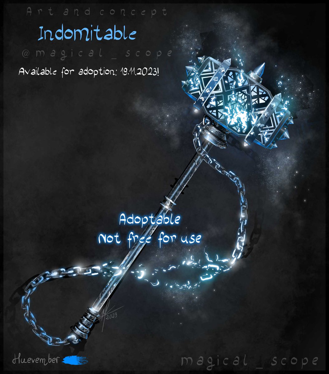 magical_scope's tweet photo. Huevember 2023 day 19
Indomitable
Coldfire hammer - break the chain

Available now! https://t.co/7rB8IGIFfc