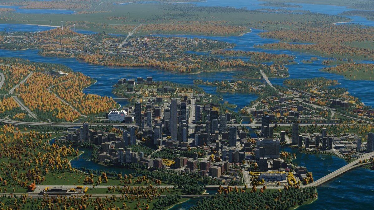 Breaking the grid in #CitiesSkylines2