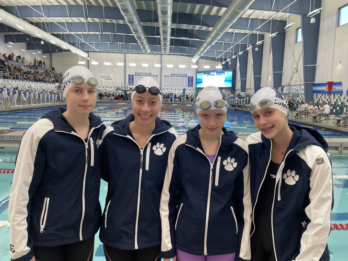 Congratulations to <a href="/PittsfordSwomen/">Pittsford S'Women</a> 400 Free Relay (Kunze, Lombard, Huerta, Bennett) who took 8th at the NYSPHSAA Championships! <a href="/PCSDAthletics/">Pittsford Athletics</a> <a href="/jjDandC/">James A. Johnson</a> <a href="/RocDevo/">Jeff DiVeronica</a> <a href="/SBradleyRoc/">Steve Bradley</a> <a href="/PrimetimeBall_/">Primetime585⭕️</a> <a href="/MarquelSports/">Marquel Slaughter</a> <a href="/secvgswimdive/">Section V Girls Swimming & Diving</a>