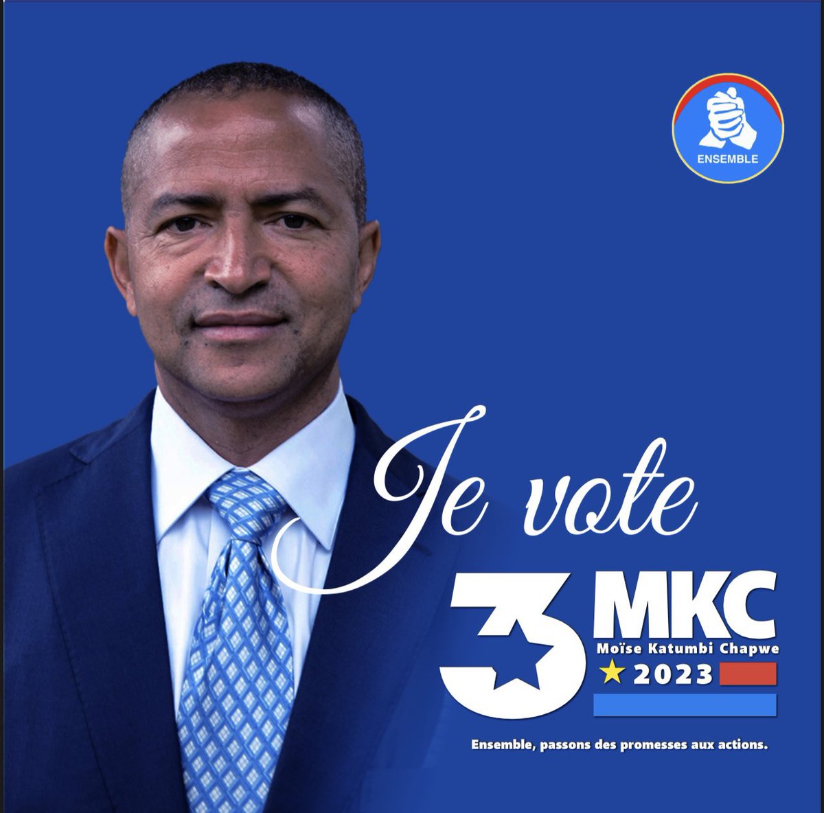 SBisifa's tweet photo. Ensemble, passons des promesses aux actions. 
Je vote le numéro #3 pour un Congo plus beau qu’avant 👌👌👌👌 https://t.co/IOxTYdS21j