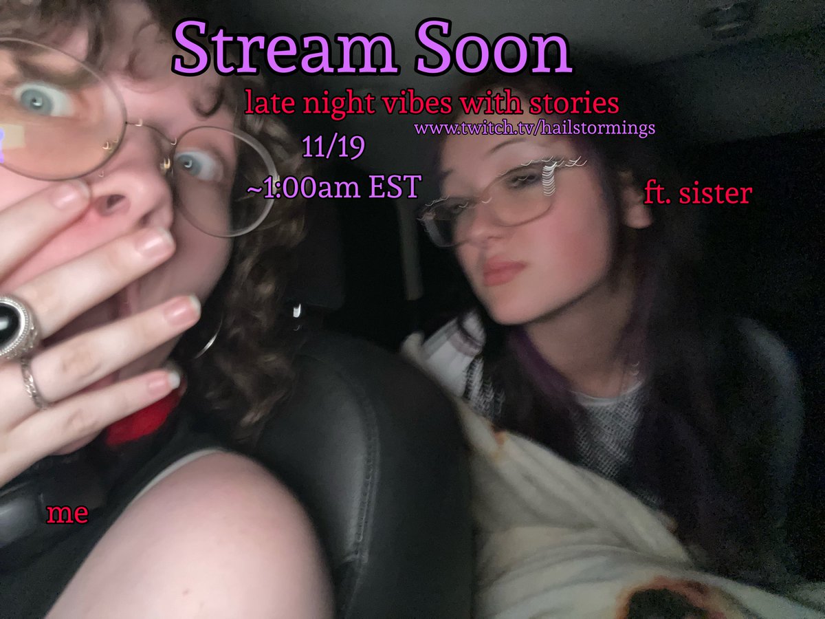 hailstormings_'s tweet image. My sister does my makeup while we tell the story of how we almost died (twice) +other stories when I’m finished probably

Today was wild my popsicles. #freezietwt 

#SmallStreamersConnect #smallstreamer #SmallStreamerCommunity