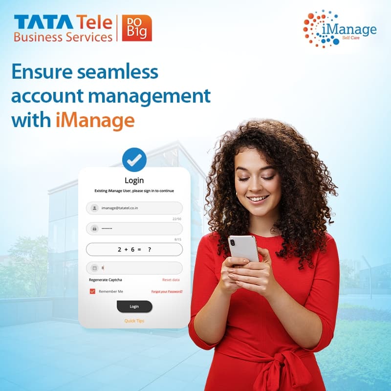 TataTeleBiz's tweet photo. Say hello to convenience with iManage from Tata Tele Business Services.
Know More: https://t.co/CheKkFrRfX
#TimeToDoBog #Business #CX #CustomerService #iManage #Tata https://t.co/PZHH3mtafI