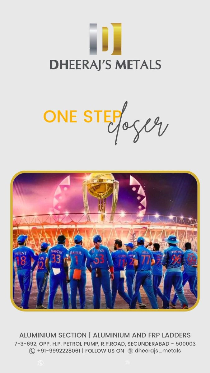 Iampuneetpanwar's tweet photo. Just one step left

https://t.co/mQAkdXZ1OY

#INDvAUS #Ahmedabad #ICCWorldCupFinal #ViratKohli𓃵 #RohithSharma𓃵 #Shami𓃵 #ShreyasIyer #WorldcupFinal #NarendraModiStadium #NarendraModi #India #IndianCricket #BCCI https://t.co/8I0pRn0pDF