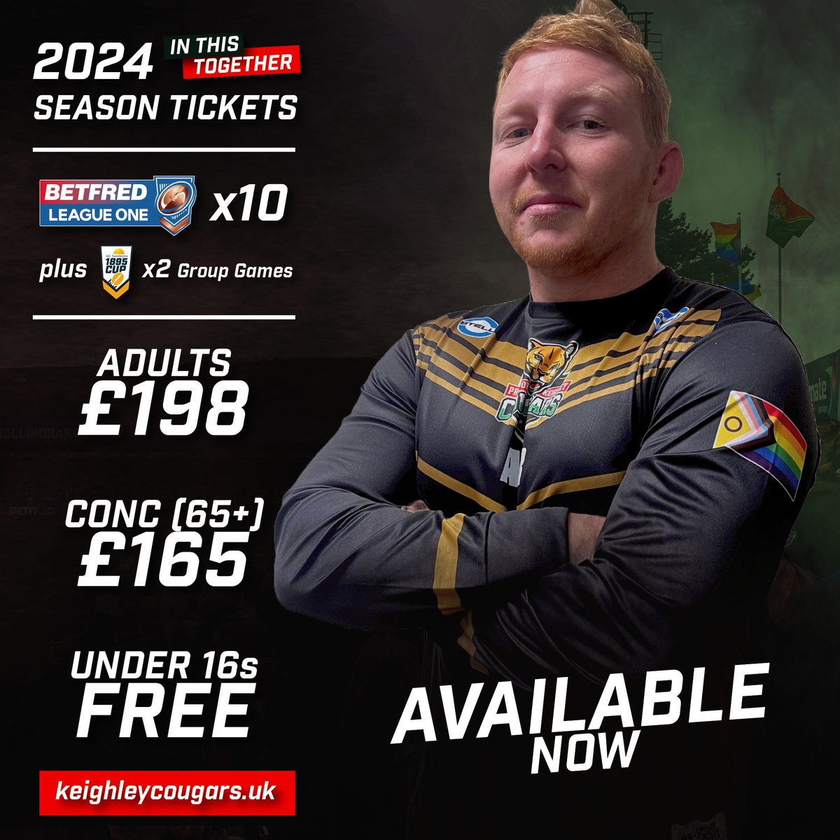 Cougarmania's tweet photo. Be there at every game.

2024 "In This Together" Season Tickets are now on sale

BUY > https://t.co/a15mQhddKM https://t.co/8x2XygXu3b