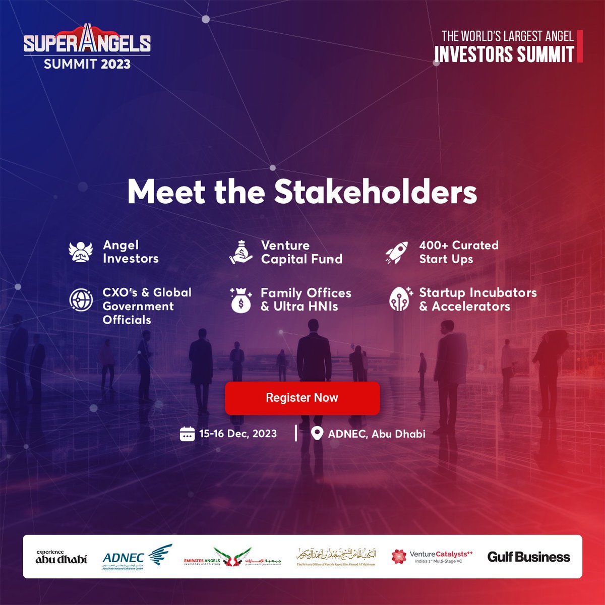 Meet with top-tier global investors and carefully vetted attendees for in-depth discussions leading to meaningful connections.

#Sponsorship #speaker #opprtunities #SuperAngelsSummit #SuperAngelsSummit2023  
#angelinvestors #AngelInvestors #event