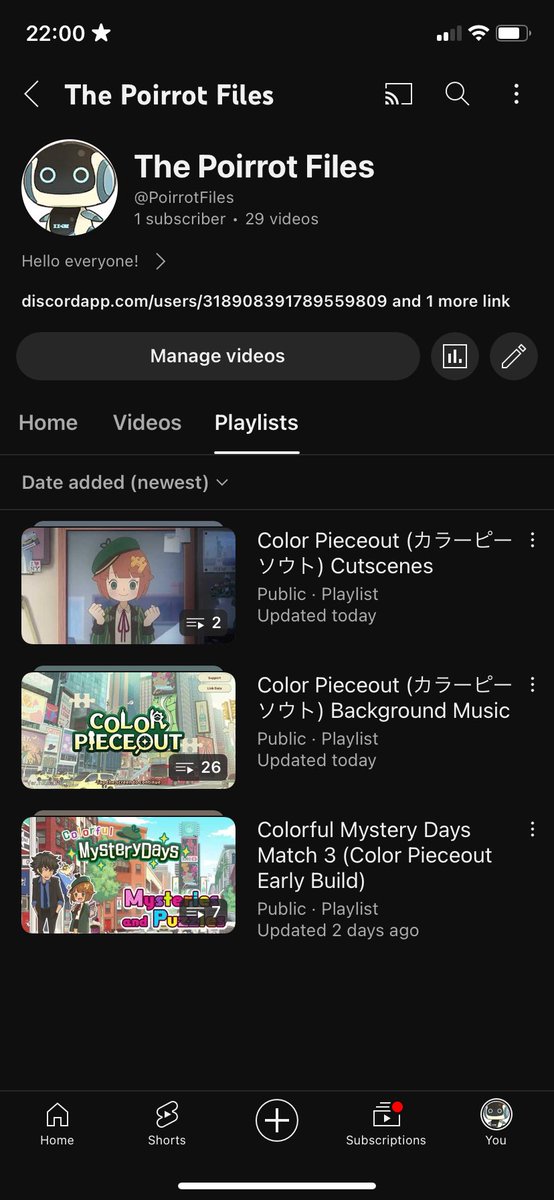 poirrotfiles's tweet photo. I finished uploading all of Color Pieceout's background music and cutscenes to my YouTube channel.
Please check it out!
#colorpieceout
#カラーピーソウト
#カラピ
https://t.co/dATdynLid3 https://t.co/LGuBJLSp4e