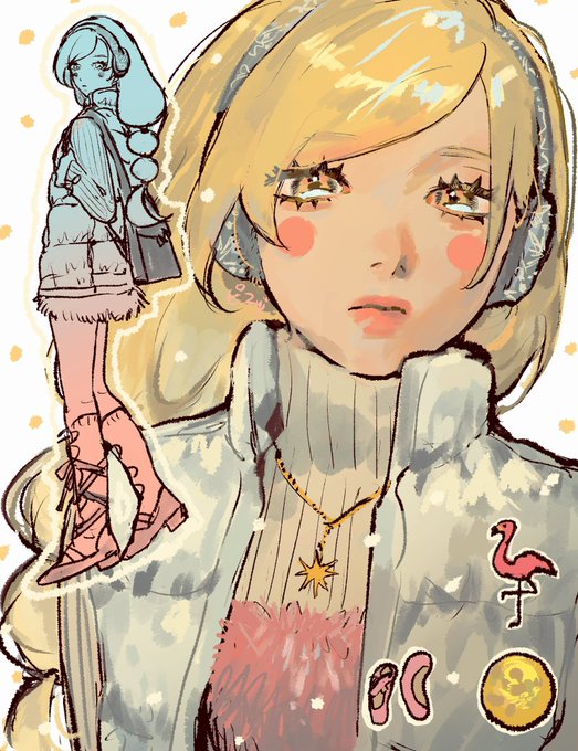 <リプもらった絵文字でキャラデザ>